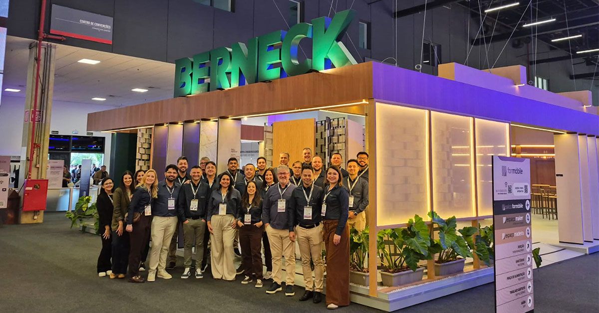 Equipe Berneck no stand