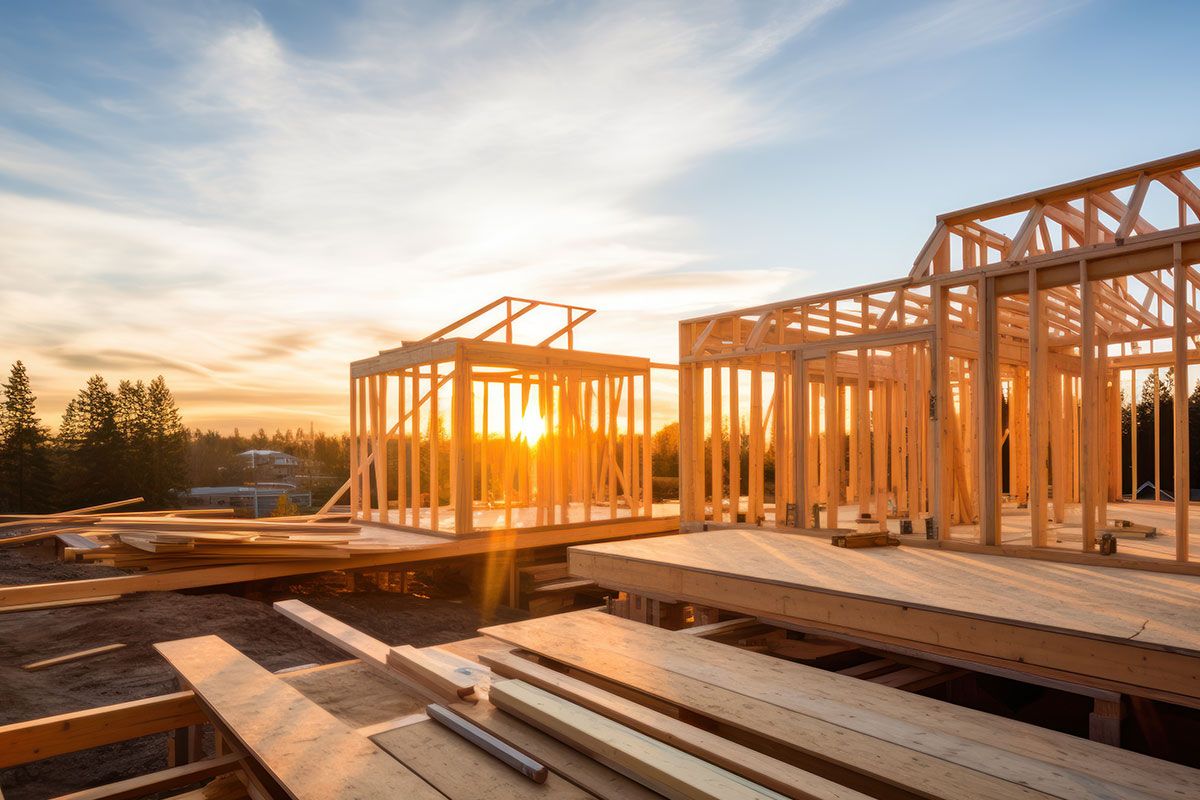 Construção de casas em wood frame